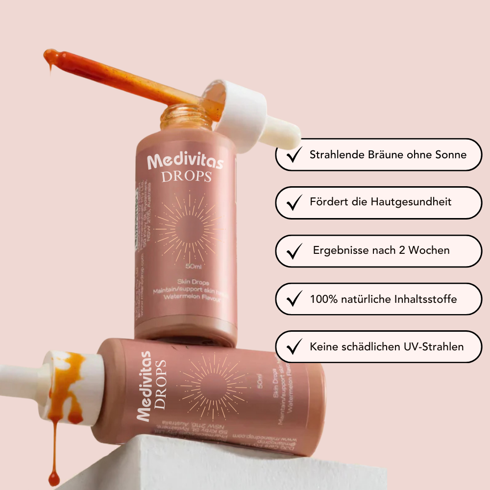 Medivitas Glow Drops™ - Natürliche Bräune ohne UV